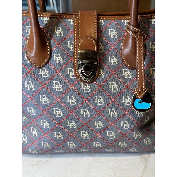 Dooney & Bourke Brown and Gray Tote Bag